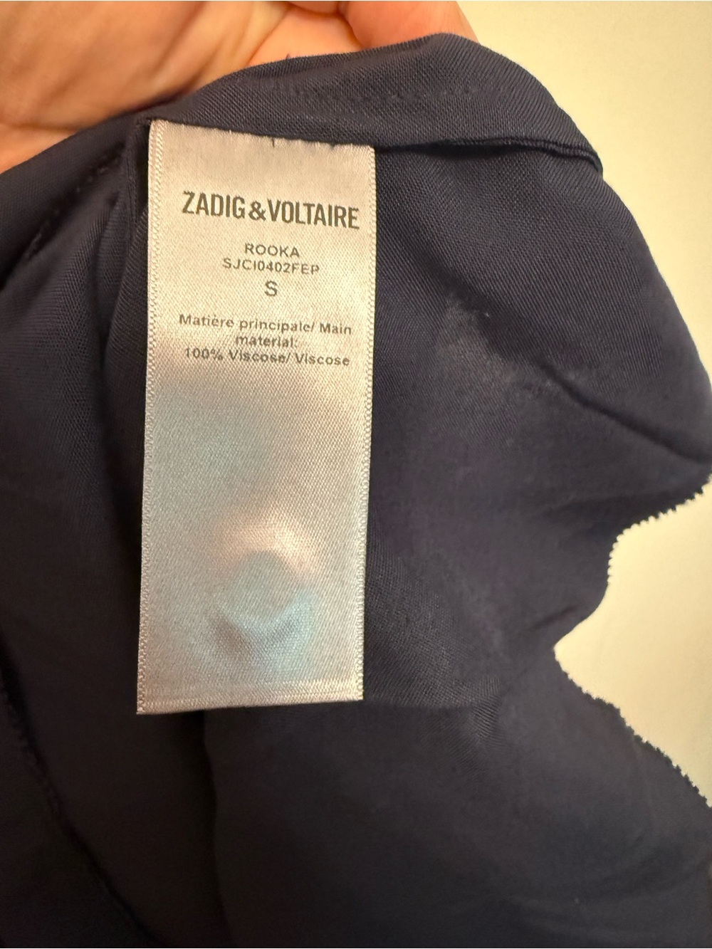 Zadig & Voltaire Rooka Tiered Mini Dress Small NWT - Picture 8 of 12